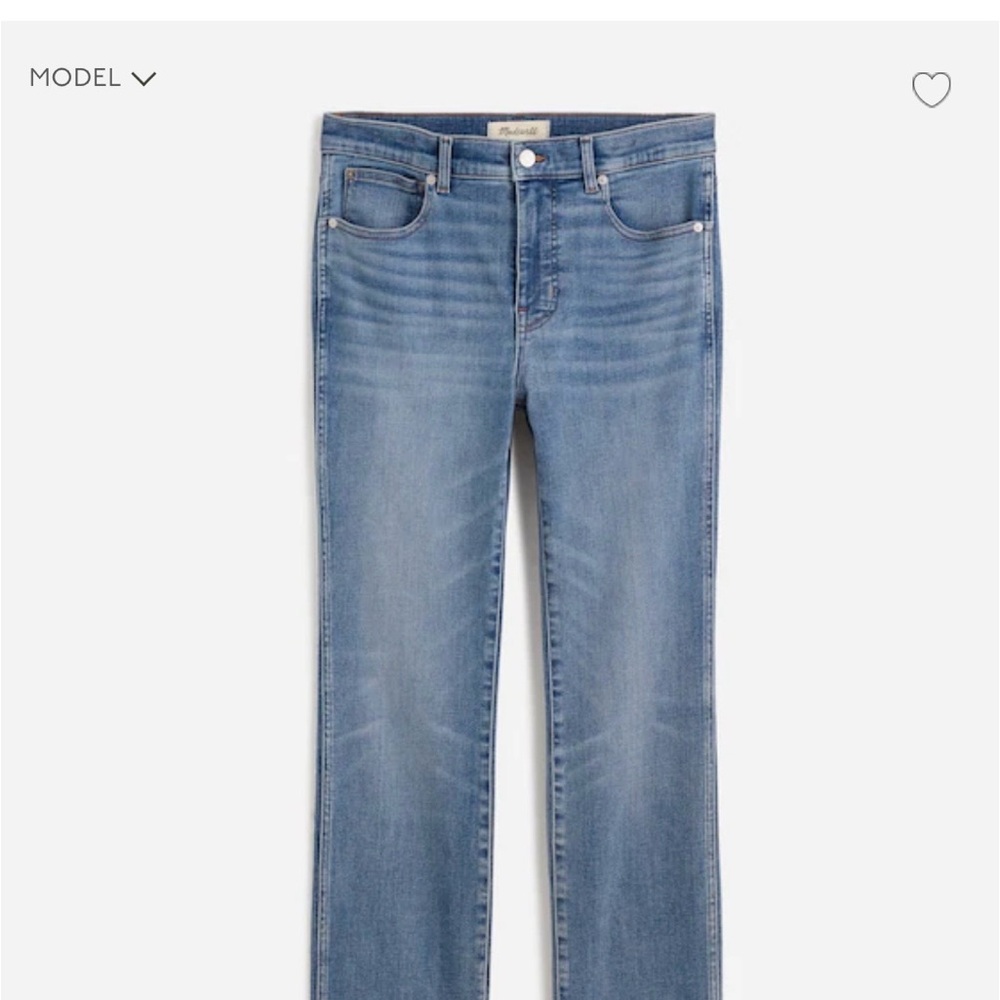 Madewell Women's Straight-Leg Jeans in Dark Blue - Picture 4 of 8